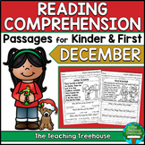December Reading Comprehension Passages for Kindergarten a