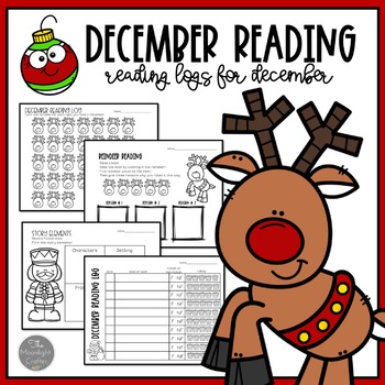 Preview of December Reading Logs and Reading Response Materials
