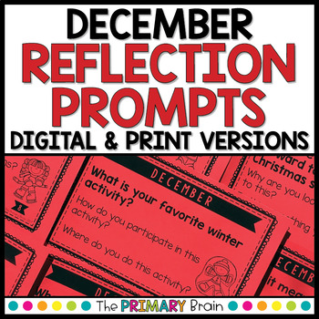 Preview of December Reflection Prompt Cards