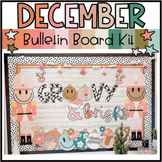 December Retro Bulletin Board // Groovy and Bright Christm