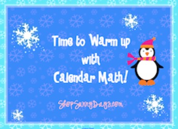 Preview of December SMARTboard Calendar Math