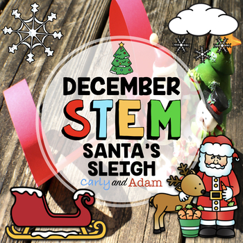 Preview of Santa's Sleigh Christmas STEM Activity