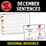 December Sentence Write the Room