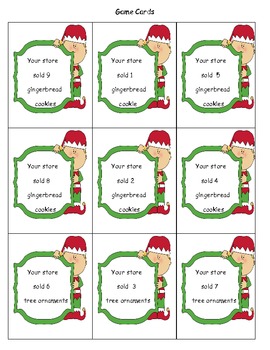December Shopping Fun Simulation by Mary Cummings | TpT