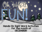 December Sight Word Centers and Activities for Christmas