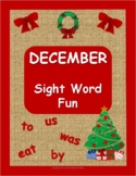 December Sight Word Fun