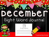 December Sight Word Journal-Print and Go!