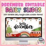 December Slides Templates | Google Slides | Editable