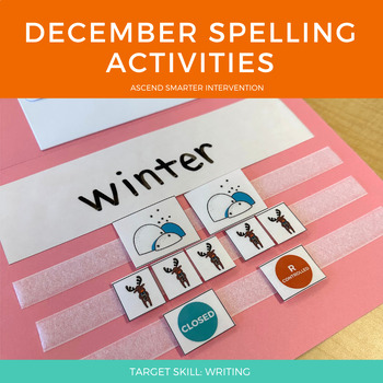 Preview of December Spelling Graphic Organizer