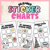 December Sticker Charts | Positive Behavior Incentive Reward