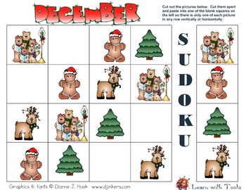Preview of December Sudoku