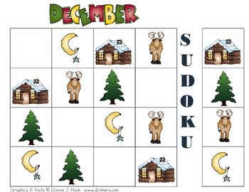 Preview of December Sudoku 2