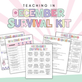 December Survival Kit | No-Prep Activity Pack