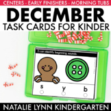 December Task Cards for Kindergarten | CENTERS, EARLY FINI