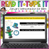 January Typing Practice for Little Typists | Made for Goog