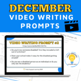 December Video Writing Prompts