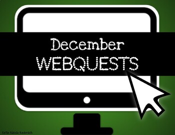 Preview of December Webquests - Hanukkah, Christmas, Kwanzaa, Boxing Day, Pearl Harbor