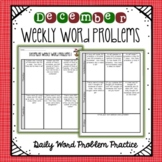 December Daily Word Problems | 4th Grade | Distance Learning