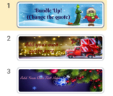 December/Winter Google Classroom Banners