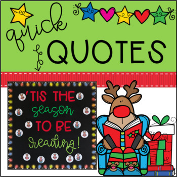 Preview of December | Winter | Holiday Bulletin Board | Reading EDITABLE Reindeer