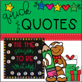 December | Winter | Holiday Bulletin Board | Writing EDITA