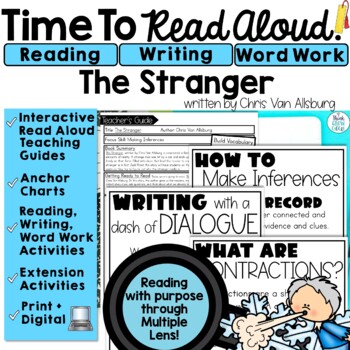 Preview of Winter Read Aloud February Activity The Stranger Making Inferences Reading