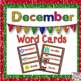 December Word Cards