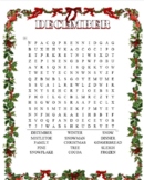 December Word Search