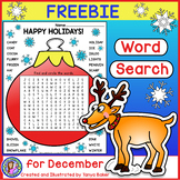 December Word Search FREEBIE!