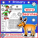 December Word Searches - Primary {Gr 1-3}