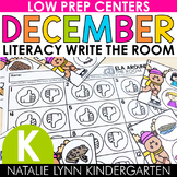December Write the Room Kindergarten Literacy Centers for Winter