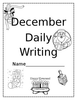 Preview of December Writing Cover