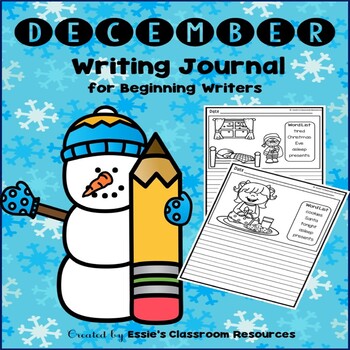 December Writing Journal by Essie's Classroom Resources - Esther Bobb