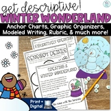 February Writing Prompt Snow Globe Template Winter Craft B