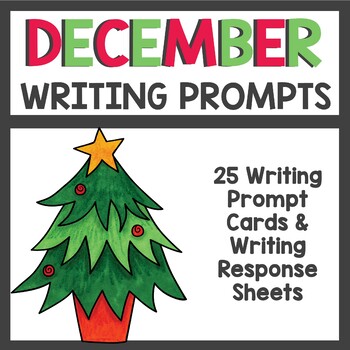 December Writing Prompts by Teaching Superkids | TpT