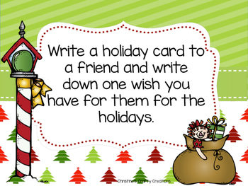 December Writing Prompts by Christine's Crafty Creations | TpT