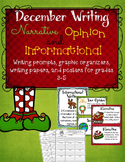 December: Writing Prompts, Graphic Organizers, Papers, and