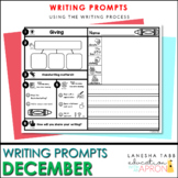 December Writing Prompts NO PREP