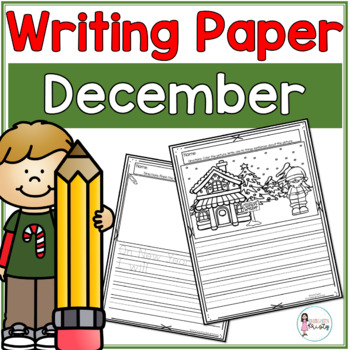 Preview of December Writing Prompts & Paper