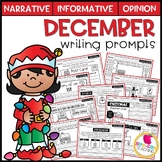 December Writing Prompts | Real-World/Draw & Write Formats
