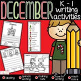 December Writing Resource for Kindergarten and First Grade
