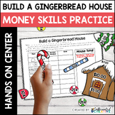December and Christmas Money Activity - Build A Gingerbrea
