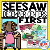 December and Christmas Seesaw Activities for 1st grade