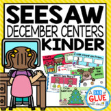 December and Christmas Seesaw Activities for Kindergarten