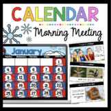 January calendar and morning meeting for kindergarten - di