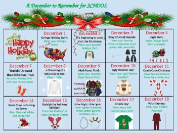 Preview of December to Remember (Editable & Fillable resource)