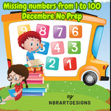 Decembre No Prep Counting Backwards From 1 to 100