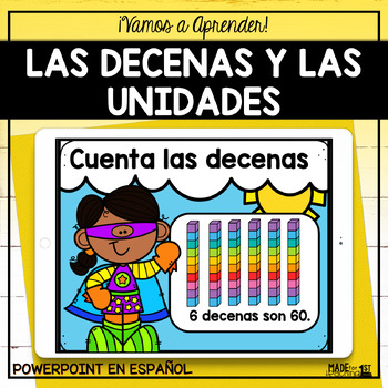 Preview of Decenas y Unidades | Spanish PowerPoint