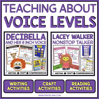 Preview of Decibella and Lacey Walker Voice Level Chart | Speaking And Listening Activity
