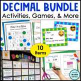 Decimal Activities, Games, and Reference Material BASIC BUNDLE